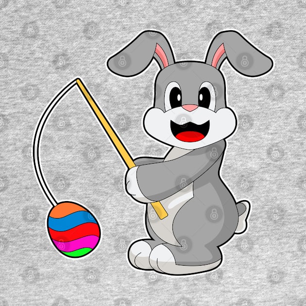 Rabbit Easter Easter egg Fishing by Markus Schnabel